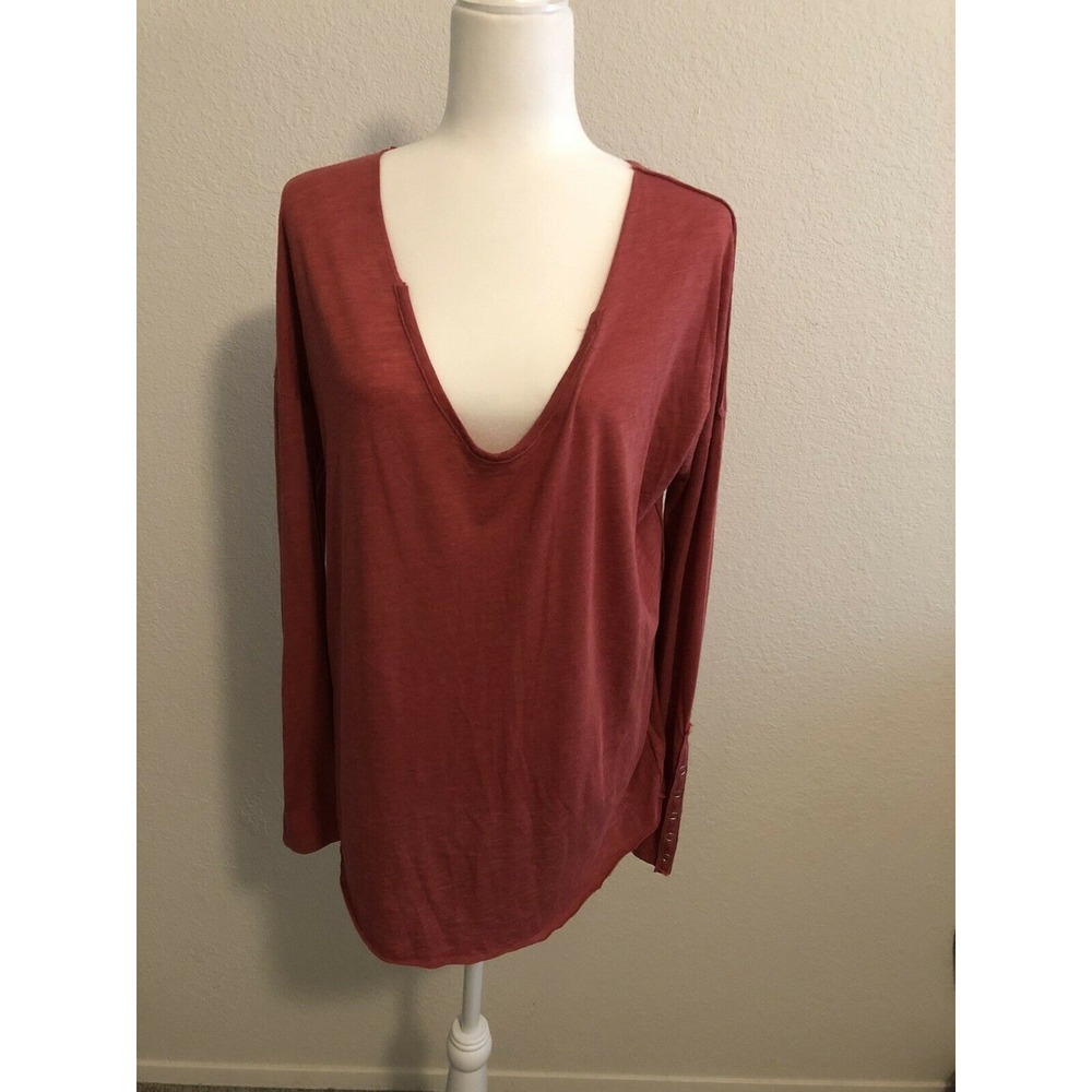 NWT Free People - We The Free  Amelia Thermal Top Flor De‎ Mayo Sz Medium